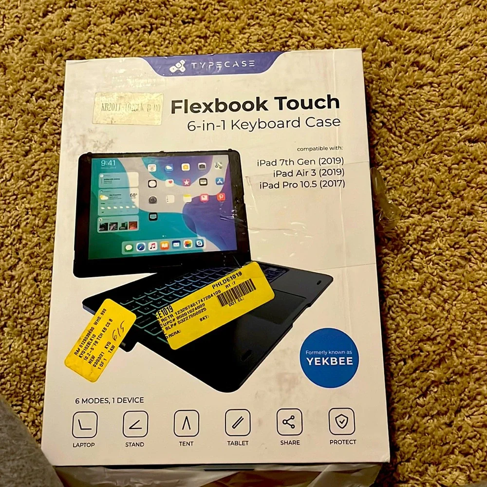 Flexbook touch 6 in 1 keyboard case